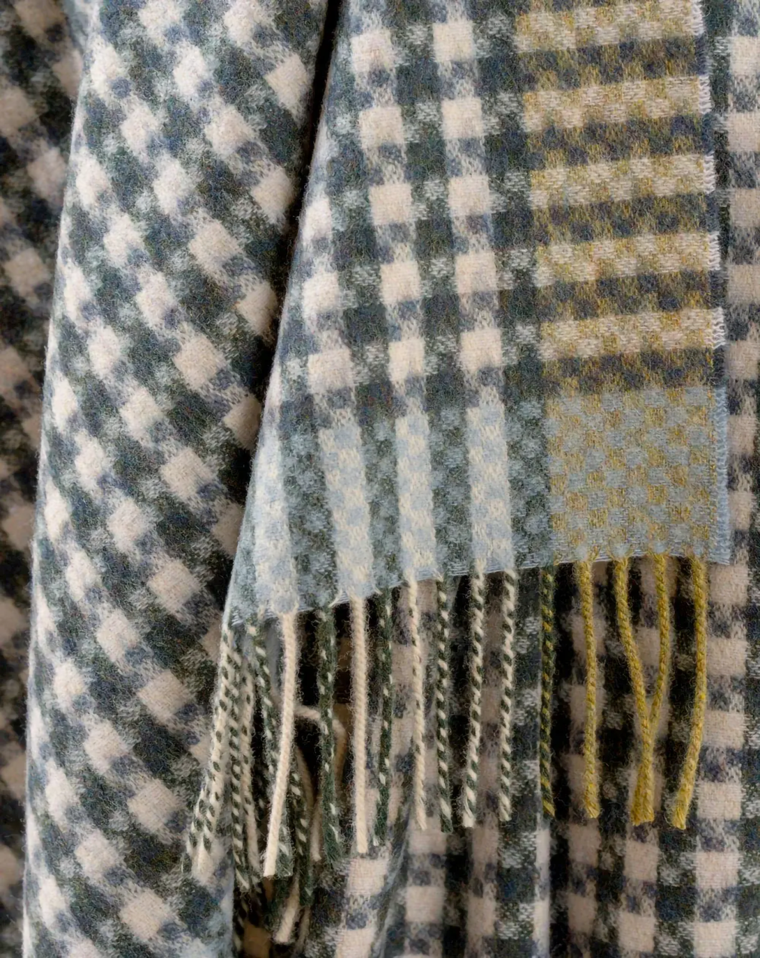 Cisco Luxury Grey & Yellow Throw & Blanket