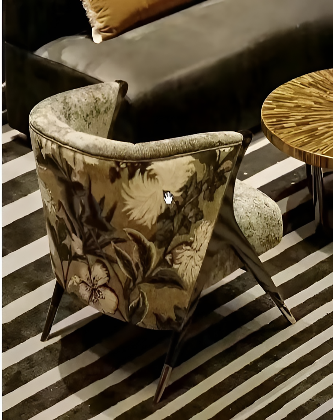 Classic Charm Upholstered Chair ANGIE HOMES