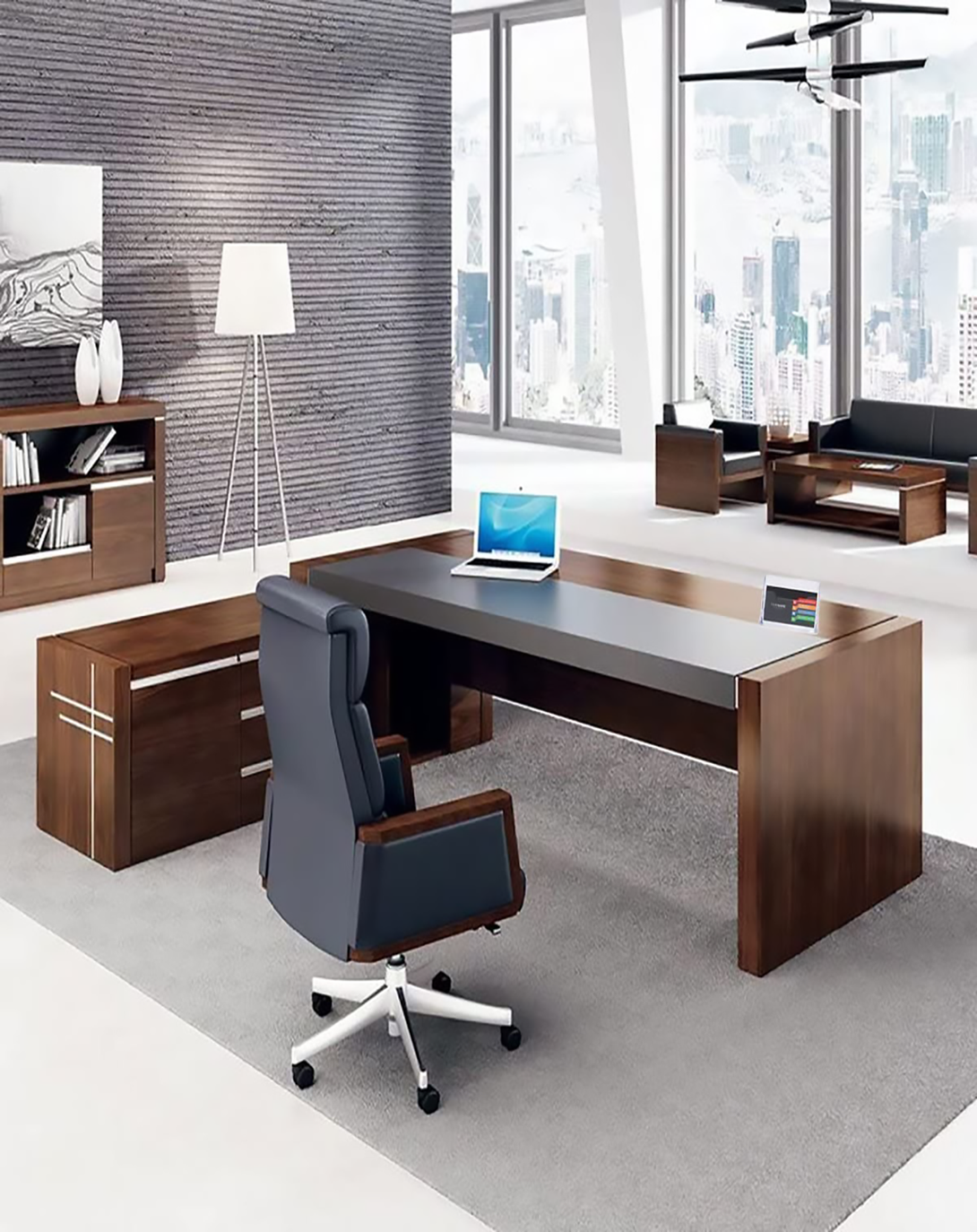 Claw Brown Director Table | director tables with storage ANGIE HOME