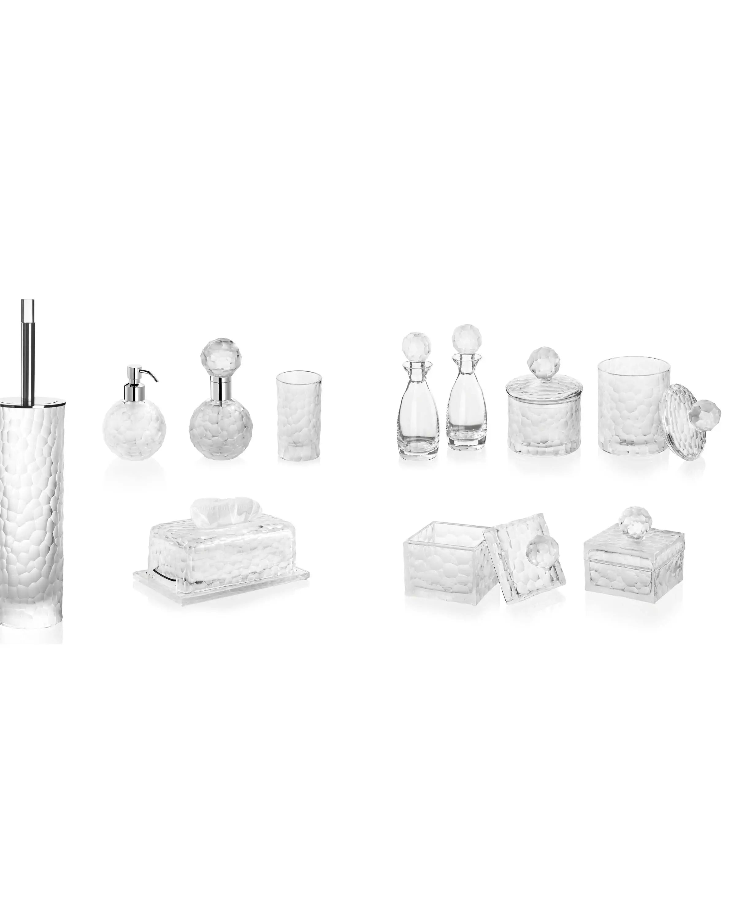 Cloney Crystal Bathroom Accessories ANGIE HOMES