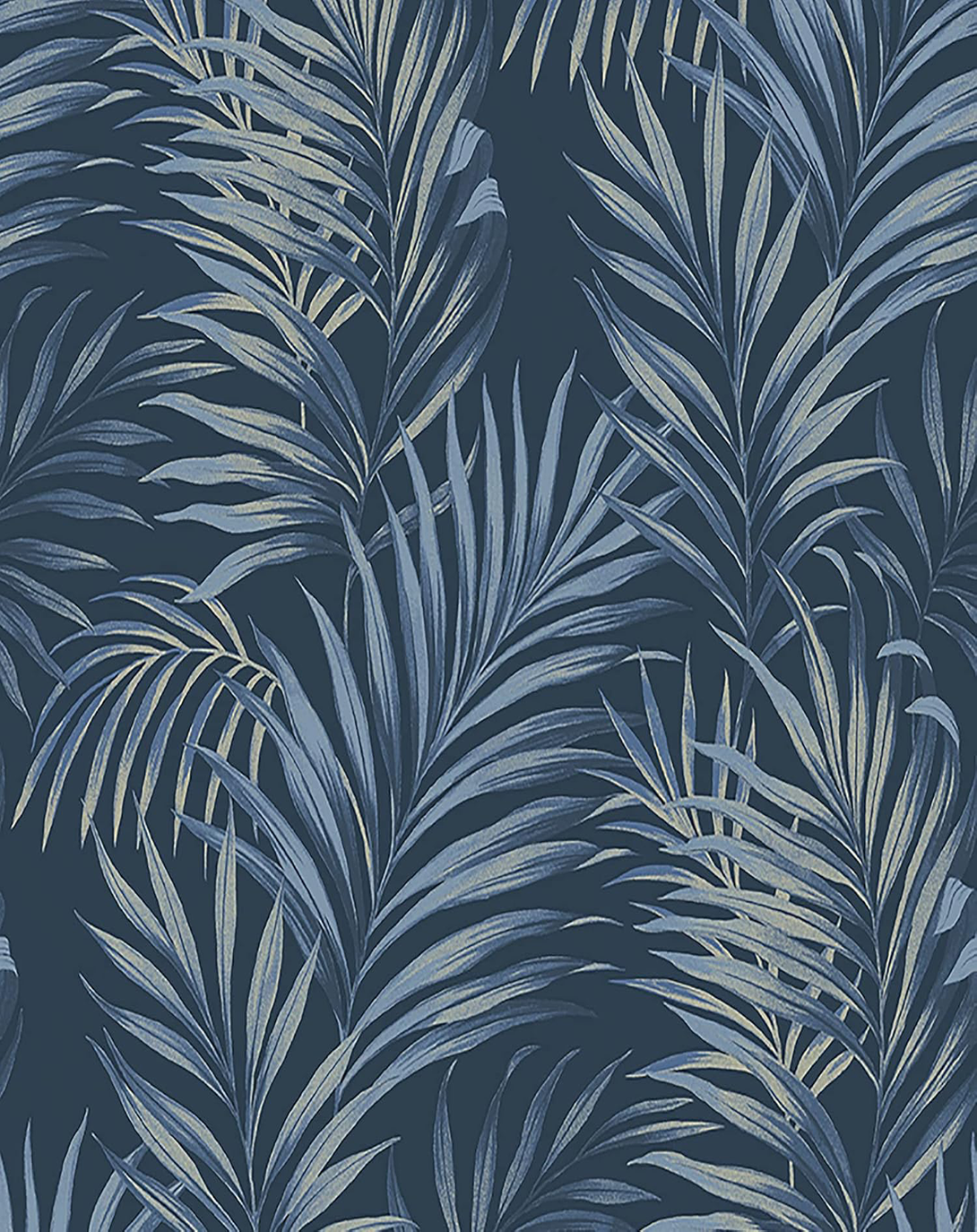 Coconut Palm Breathable Mix Color Wallpaper
