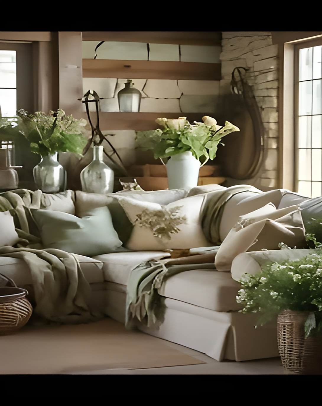 Colson Cream SOFA  Solid wood sofa set