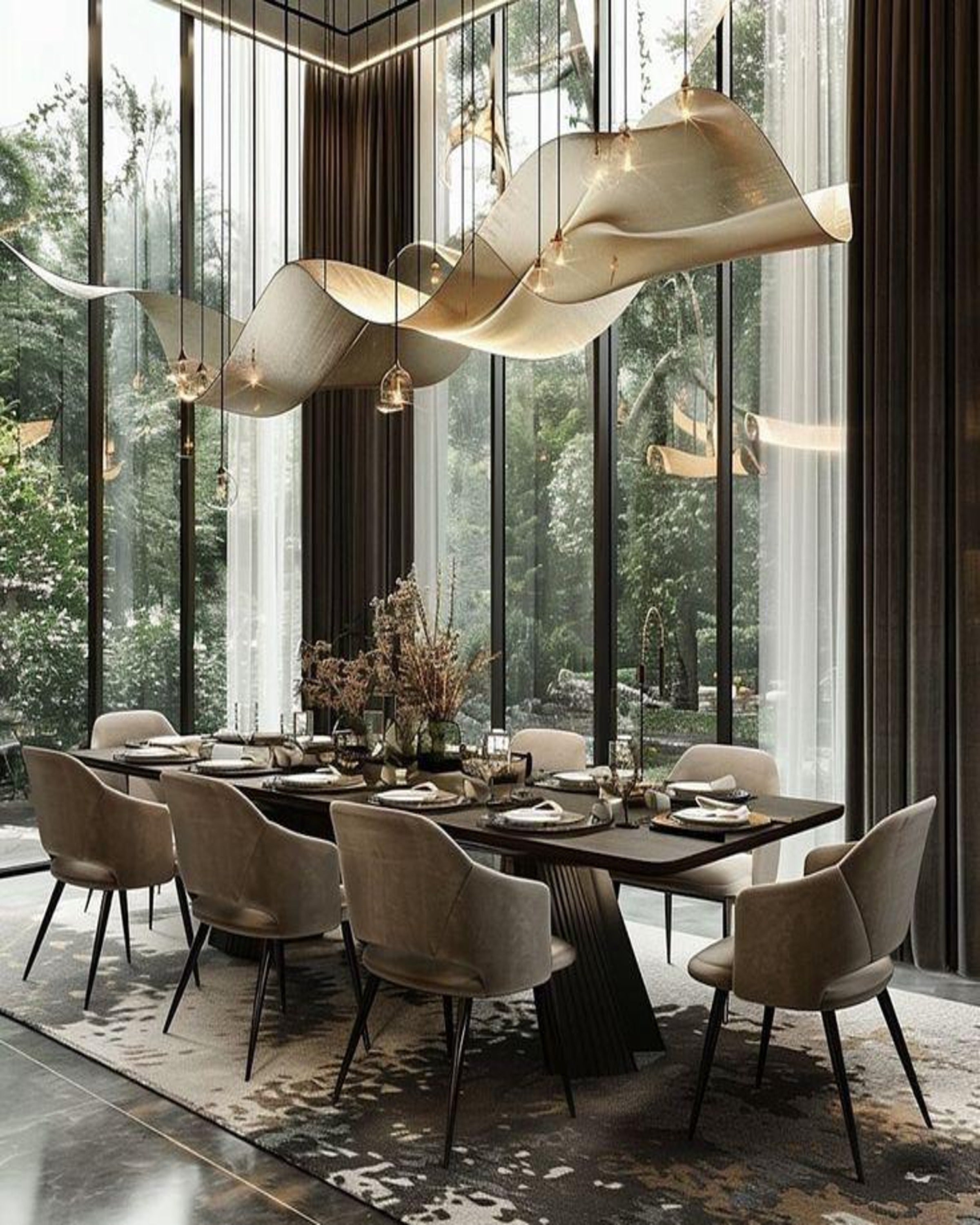 Modern Compact Square Dining Luxury Table - Angie Homes – ANGIE HOMES