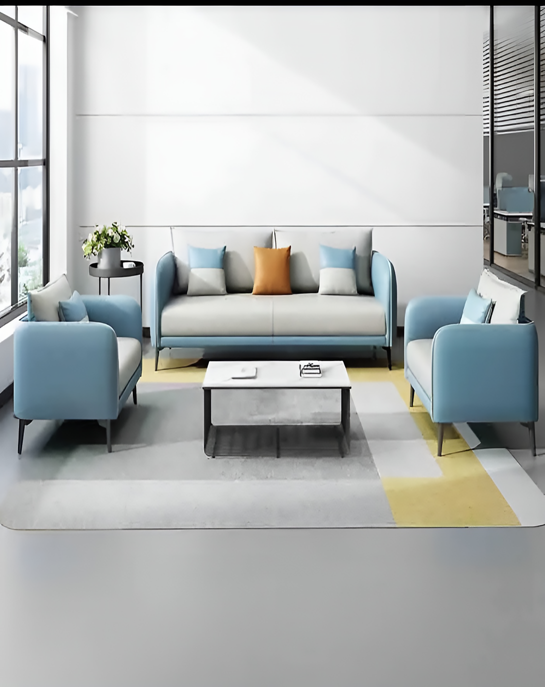 Contempo Luxe Fabric Sofa ANGIE HOMES