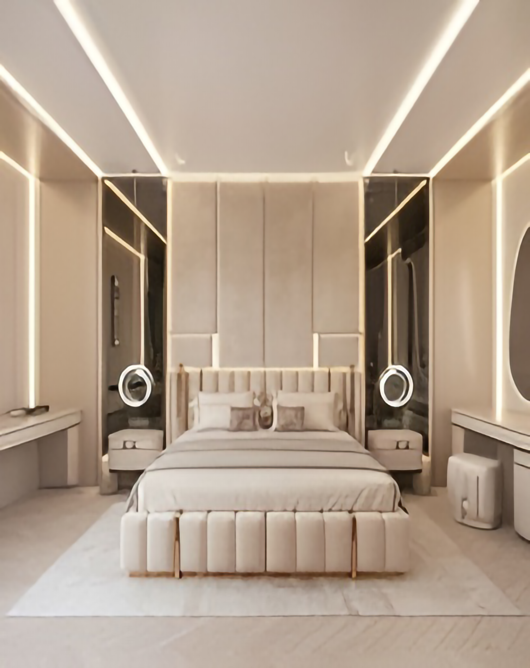 Contemporary Sleigh Stylish Bed ANGIE HOMES