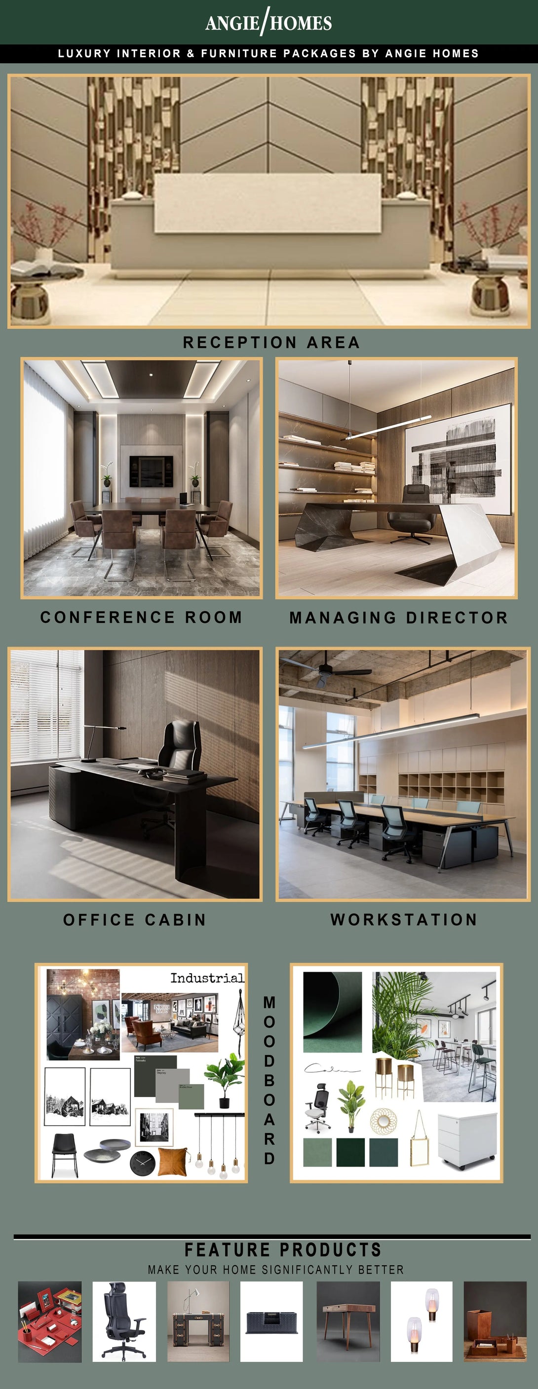 Crape interior design for architect office and office decor ...