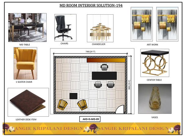 Luxury MD Room Interior Solutions By Angie Kripalani Design – ANGIE HOMES