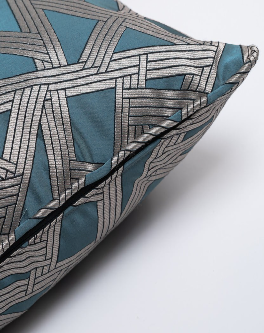 Cross Luxury Blue Pillows And Cushion- Angie Homes ANGIE HOMES