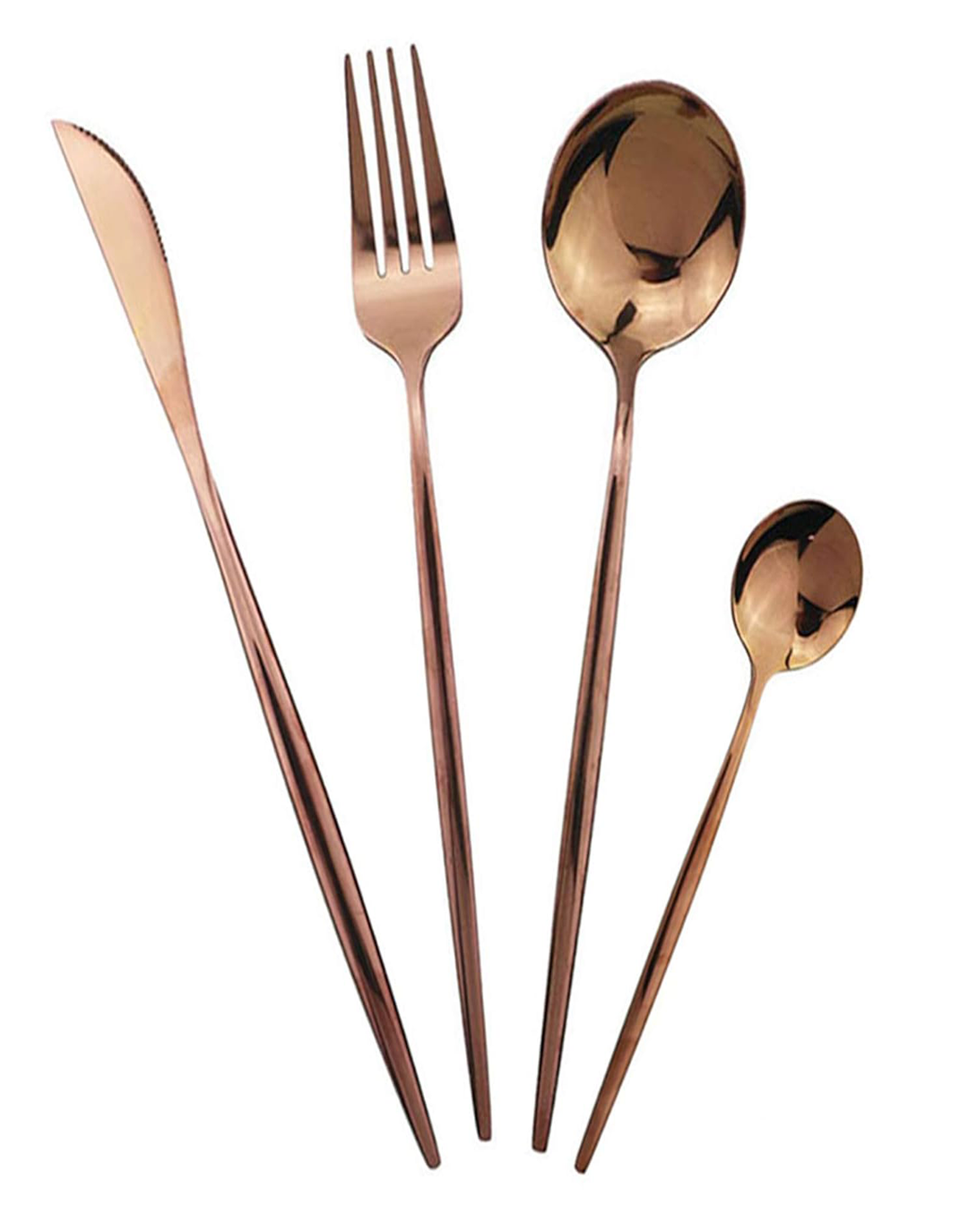 Cyrus Rose Gold Finish Cutlery Set