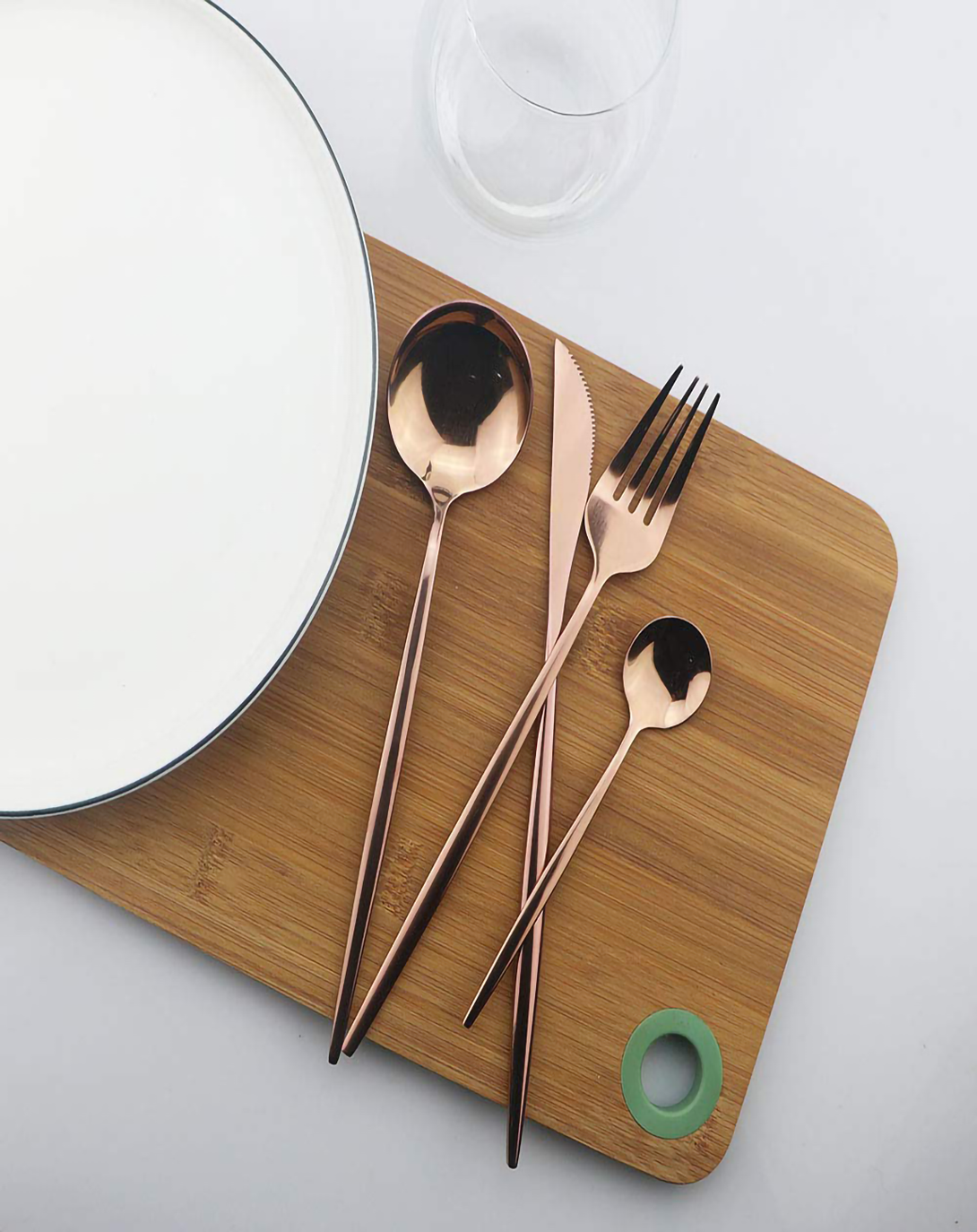 Cyrus Rose Gold Finish Cutlery Set