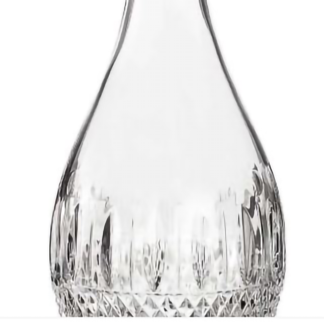 DELLA CLEAR CRYSTAL TALL ROUND DECANTER