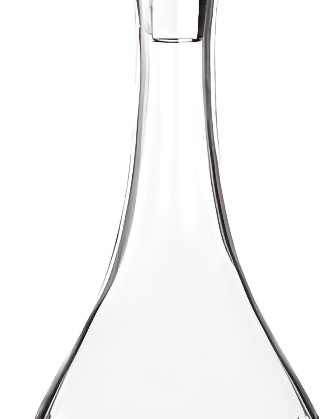 DELLA CLEAR CRYSTAL TALL ROUND DECANTER