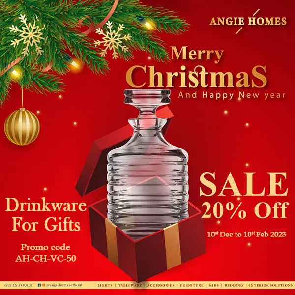 DRINKWARE FOR CHRISTMAS GIFT | X-MAS GIFT VOUCHER FOR BULK GIFTING | CORPORATE GIFTS ANGIE HOMES