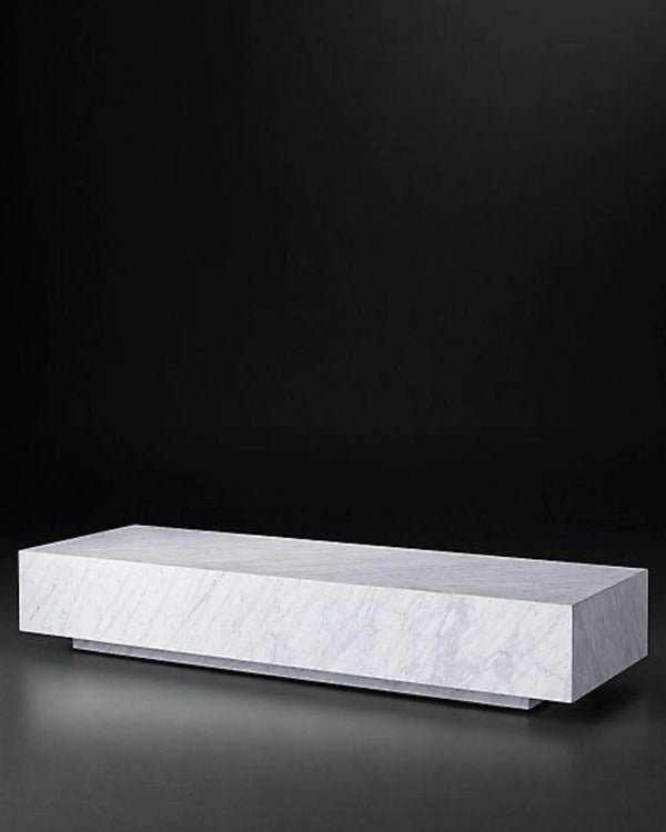Dean White Marble Coffee Table ANGIE HOMES