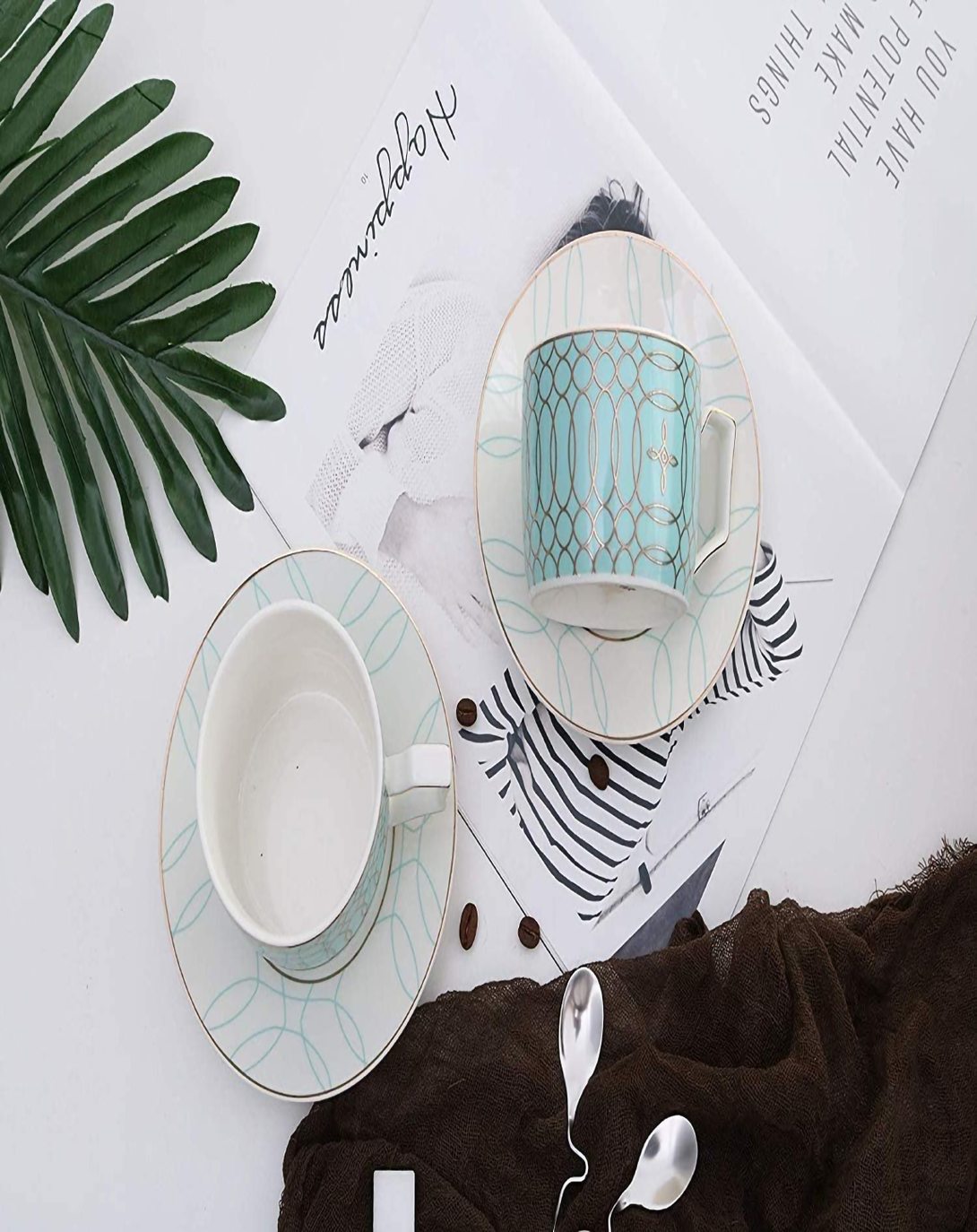 Dellasy Blue Tea Set