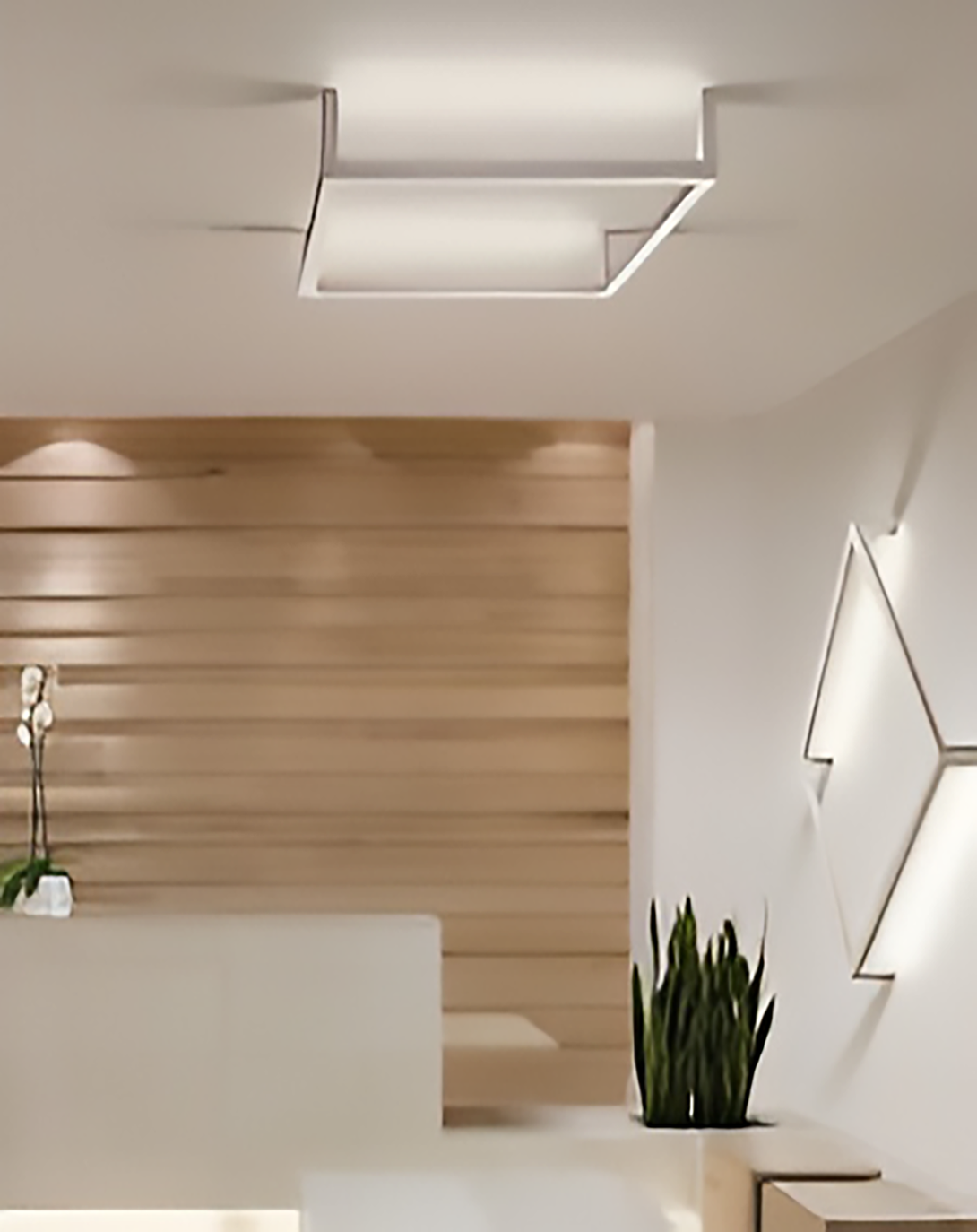 Dembe Cream Reception Desk | Office Lobby Coffee / Reception Table ANGIE HOMES