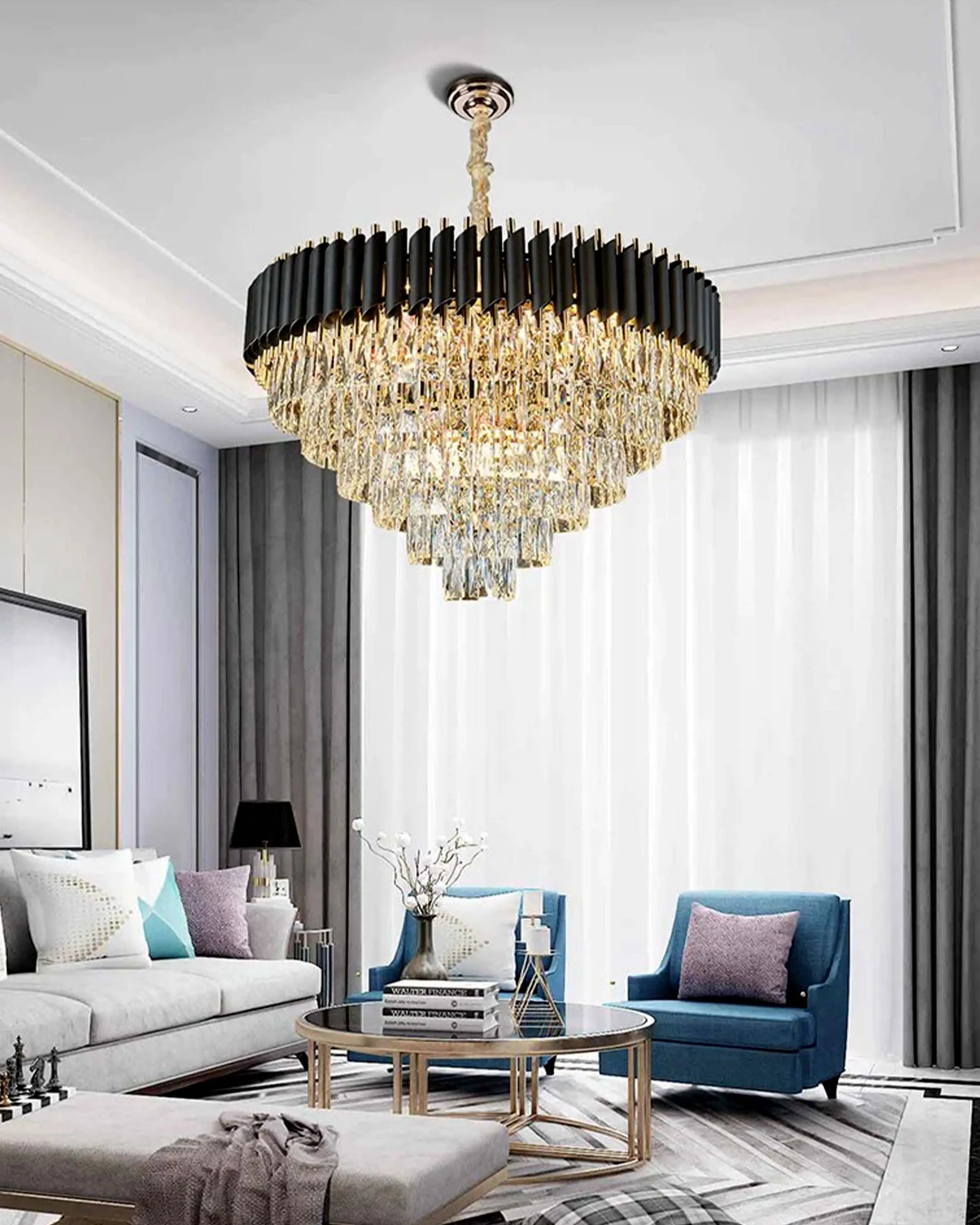 Denali Classic Crystal Chandelier ANGIE HOMES
