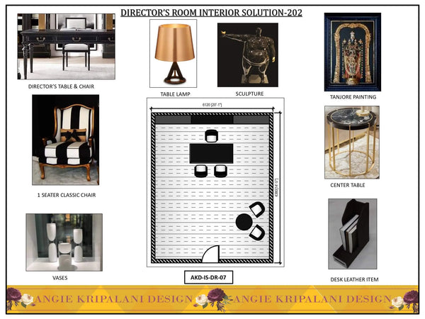 Luxury Director Room Interior Design Solution
