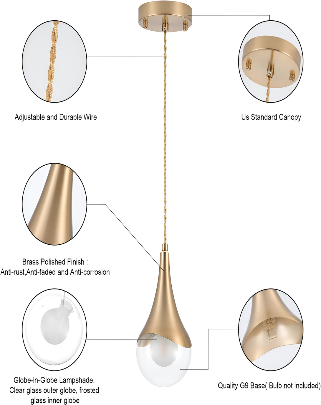 Diya Classic Crystal Glass Chandelier Light