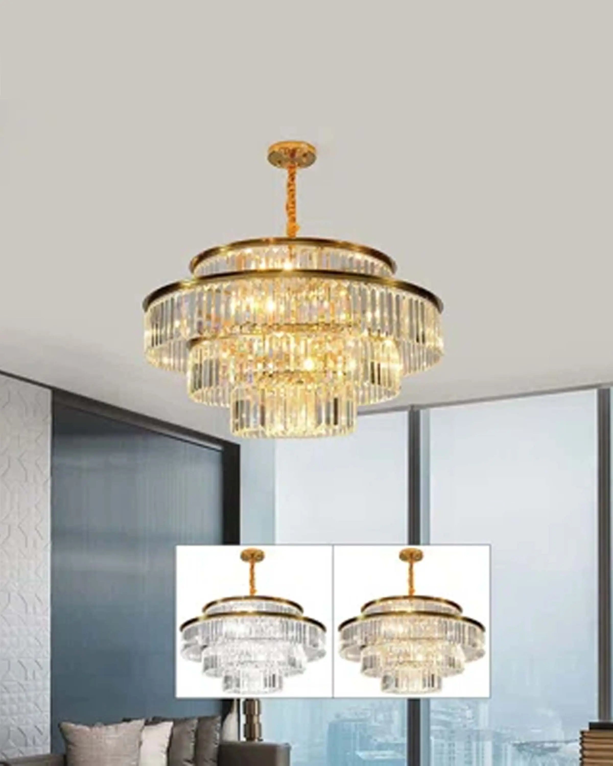 ELBRUS Classic Crystal Chandelier ANGIE HOMES