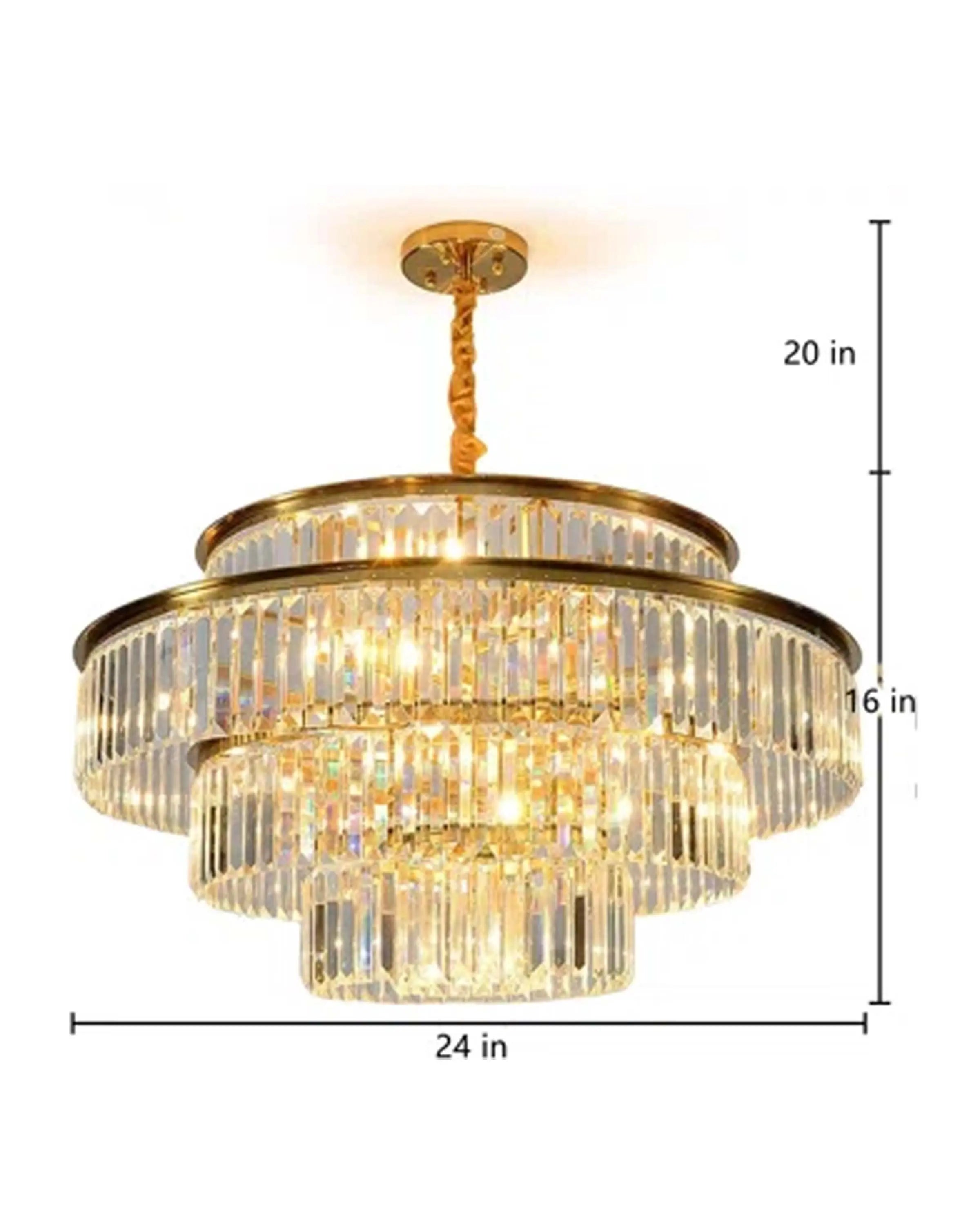 ELBRUS Classic Crystal Chandelier ANGIE HOMES