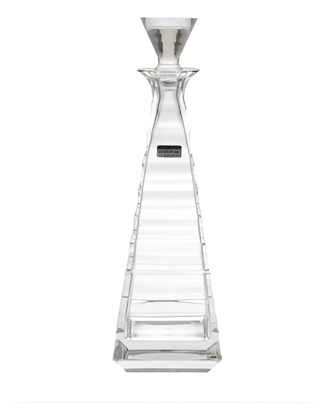 ELISE CLEAR CRYSTAL PYRAMID DECANTER