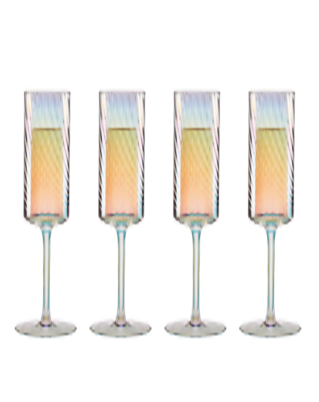 ENEA COLORED WINE & CHAMPAGNE  GLASS SET