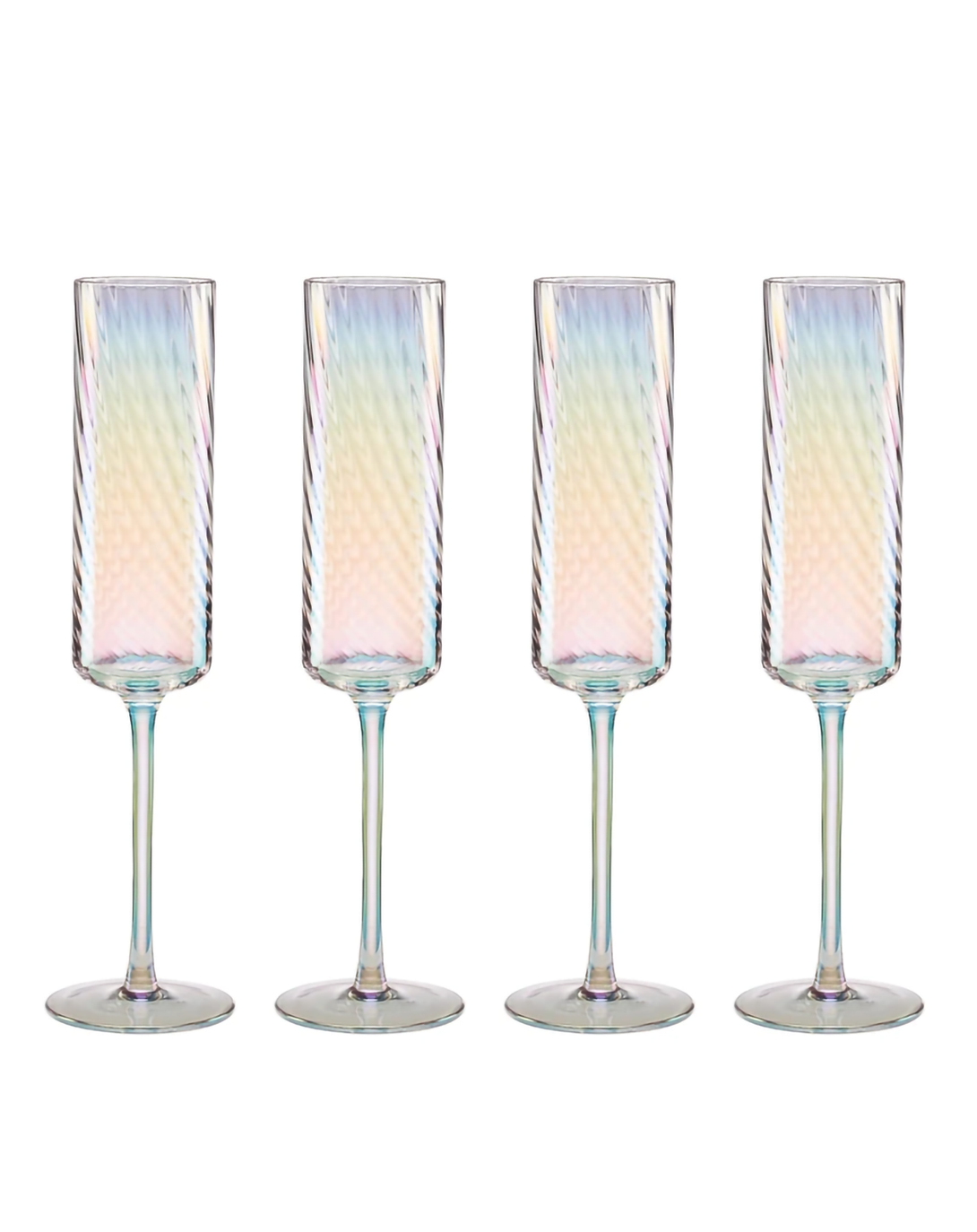 ENEA COLORED WINE & CHAMPAGNE  GLASS SET ANGIE HOMES