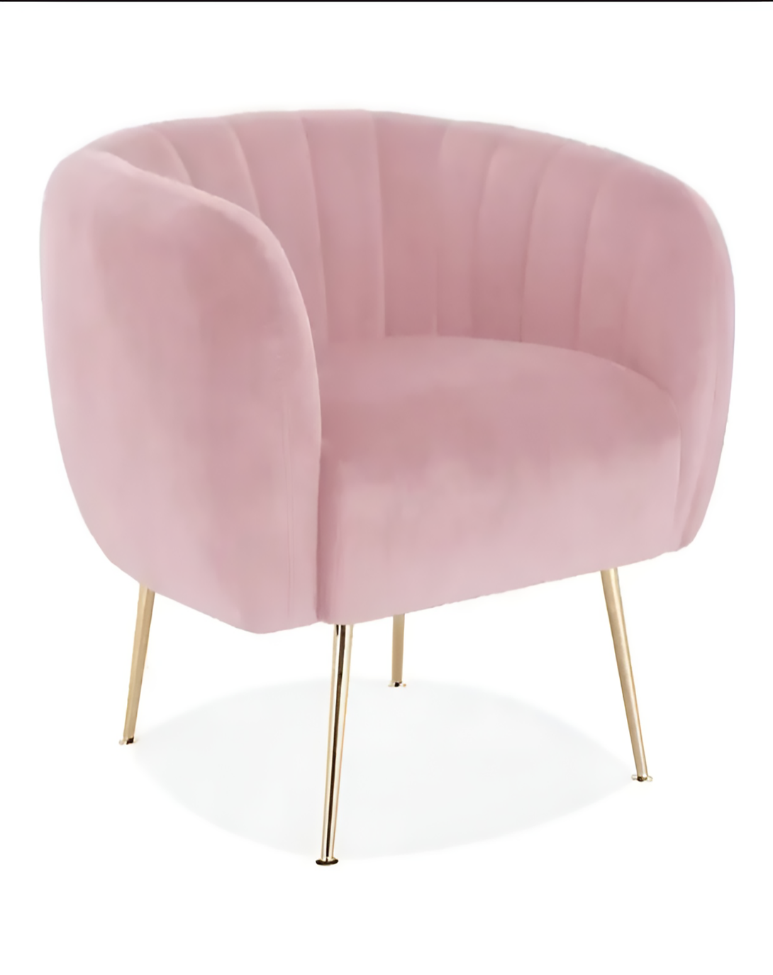 Elaheh Pink Sofa Chair ANGIE HOMES