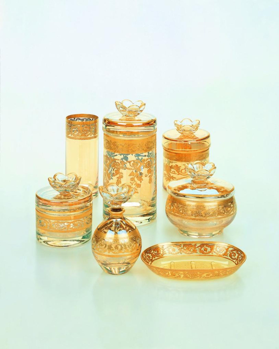 Elegant Yellow Classic Bathroom Set ANGIE HOMES