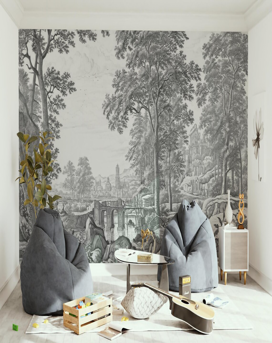 Elegant Embossed Patterns Wallpaper