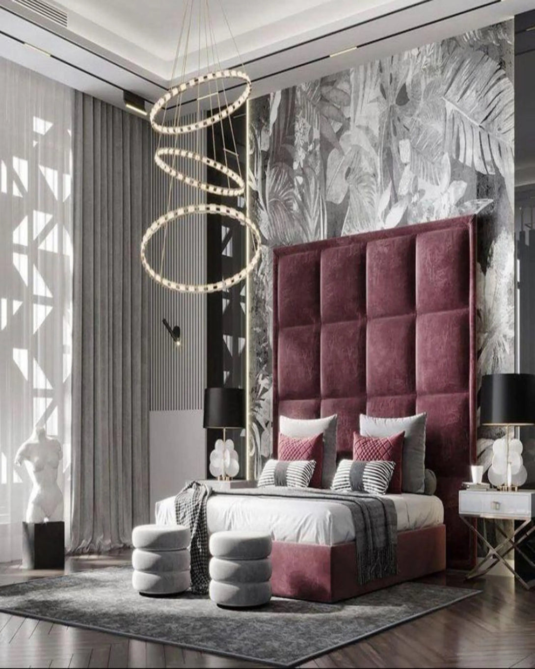 Ellis Luxury Bed With Headboard ANGIE HOMES