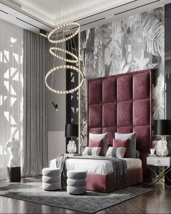 Ellis Luxury Bed With Headboard ANGIE HOMES