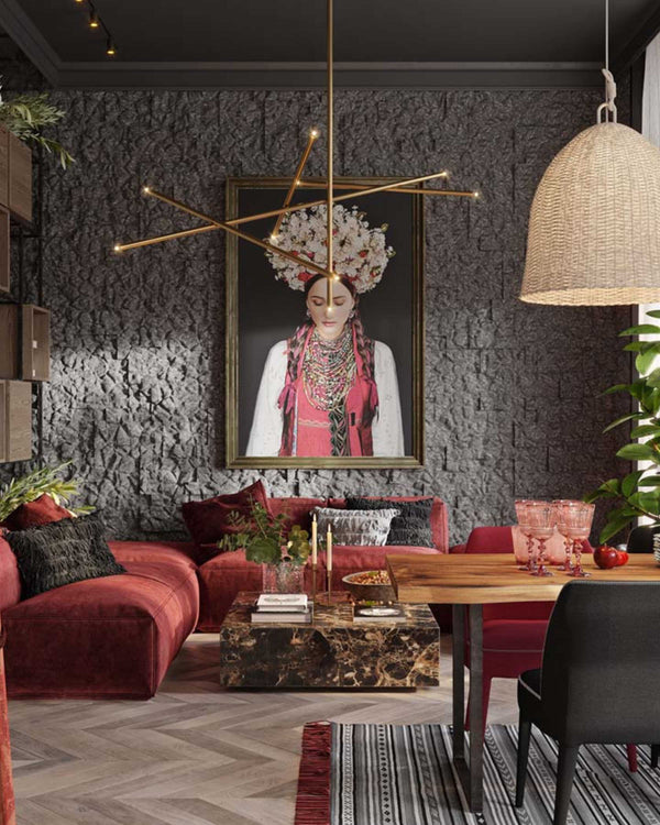 Emanda L Shaped Sofa ANGHI HOMES