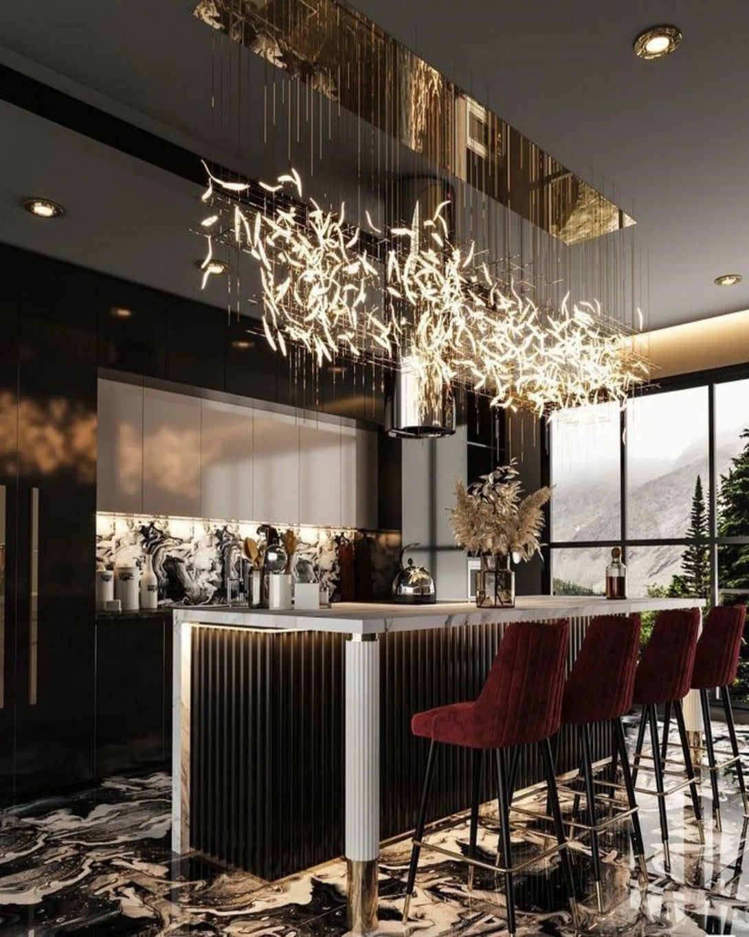 Emer Luxury Black Duko Ripped Bar