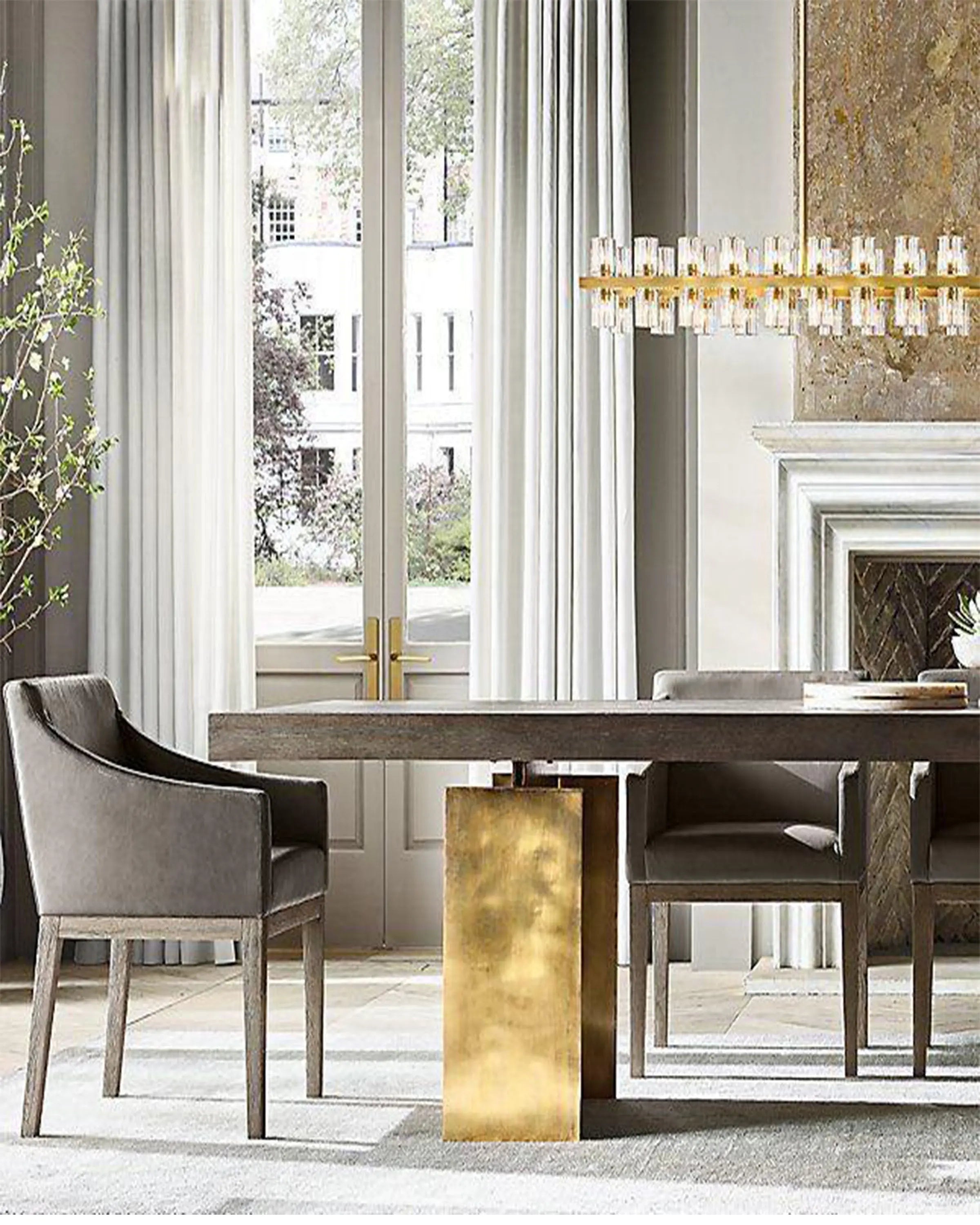 Emerson Luxury Dining Table ANGIE HOMES