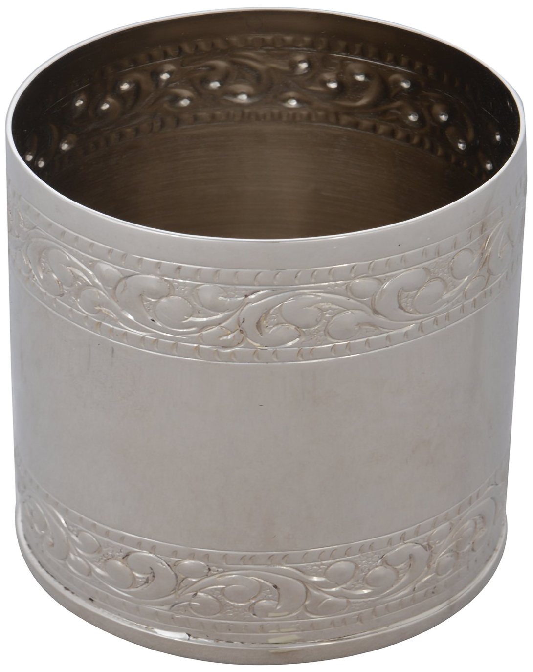 Emi Silver Plated Jar ANGIE HOMES