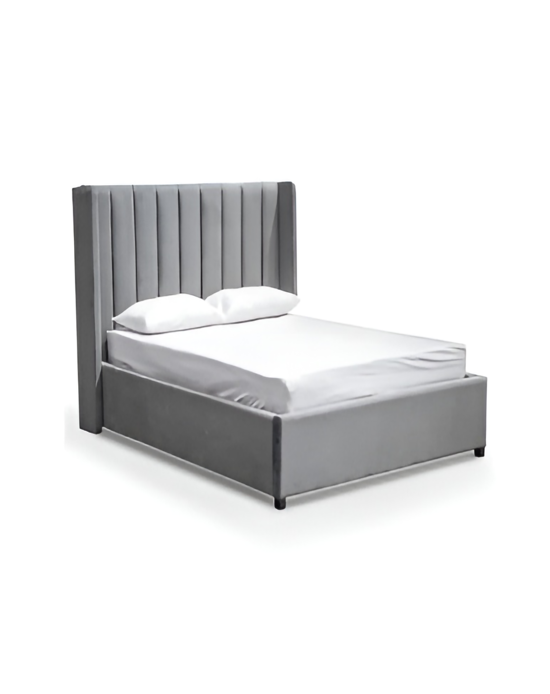 Emmie Grey king/queen size modular bed With Head Board ANGIE HOMES