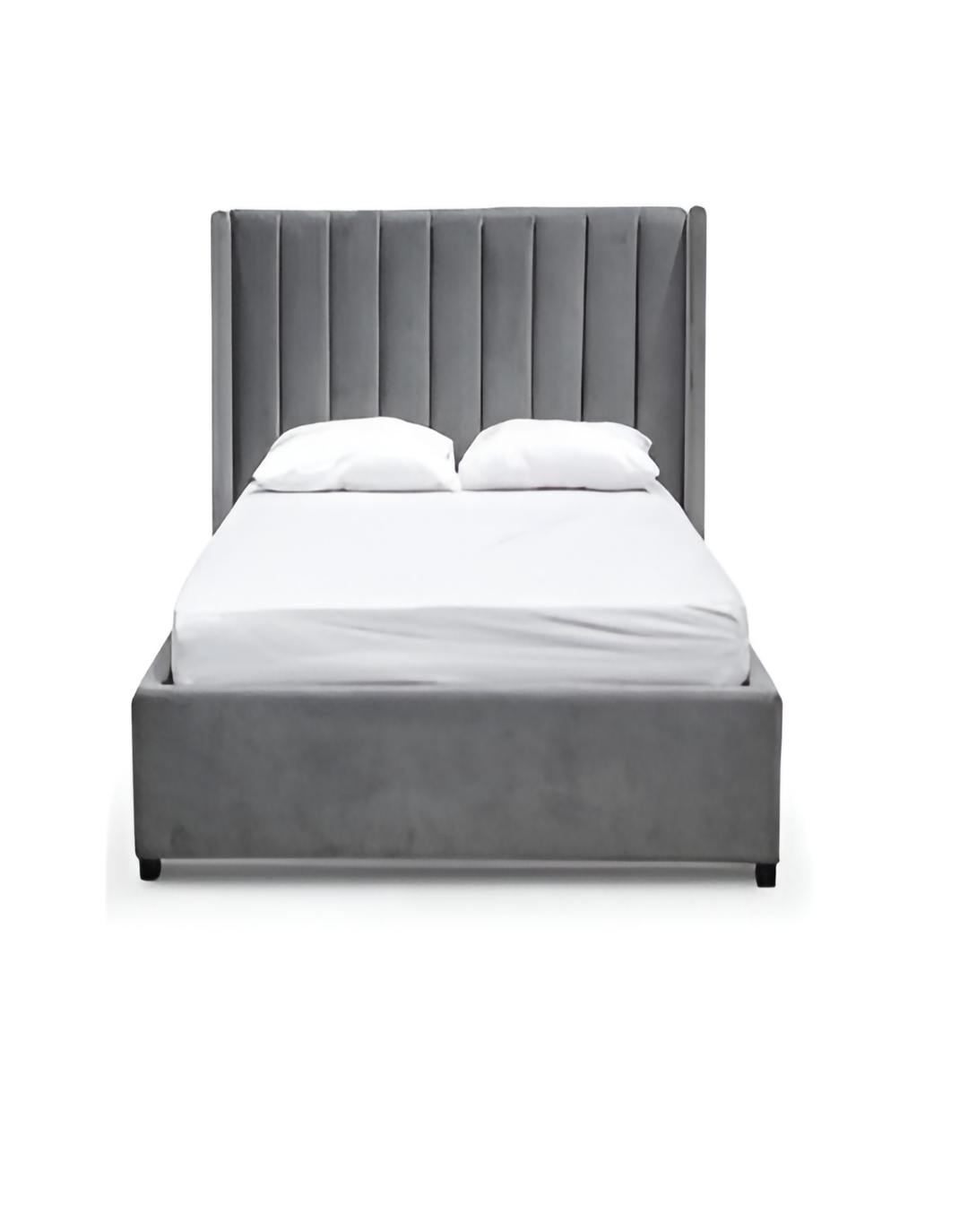 Emmie Grey kingqueen size modular bed With Head Board