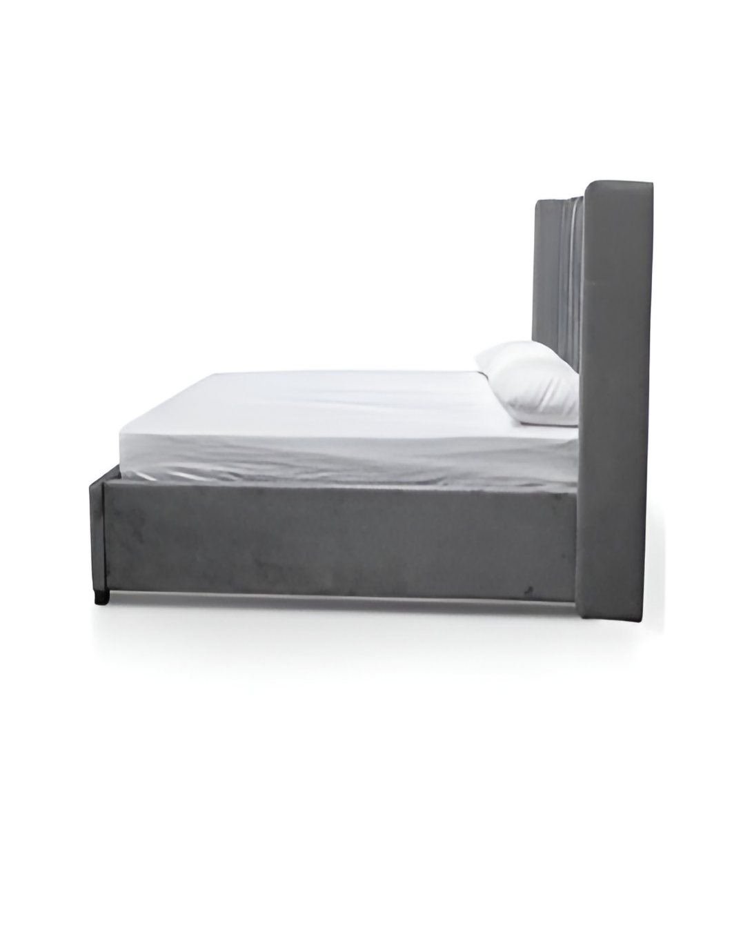 Emmie Grey king/queen size modular bed With Head Board ANGIE HOMES