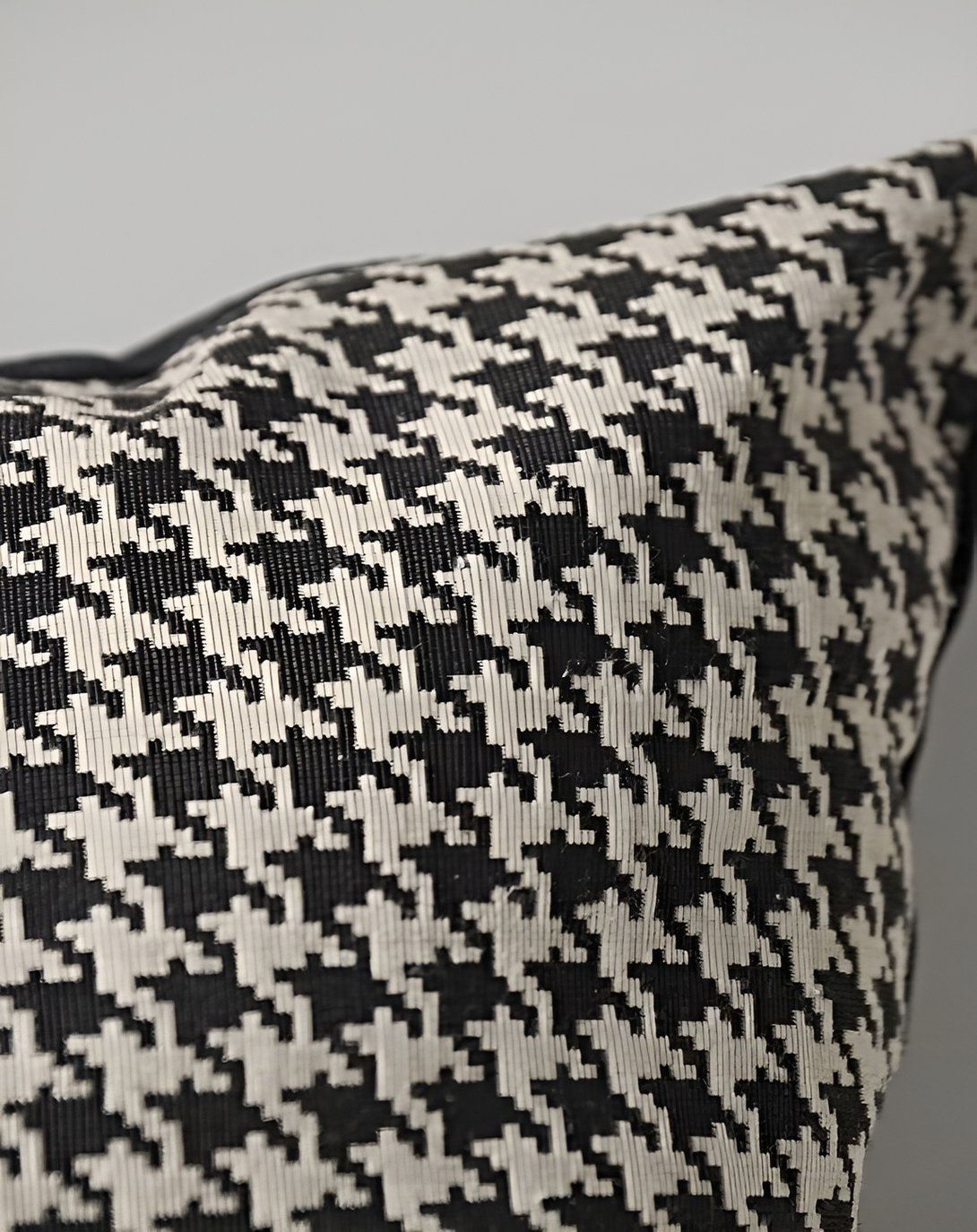 Eve Elegant White Check Pillows & Cushions- Angie Homes