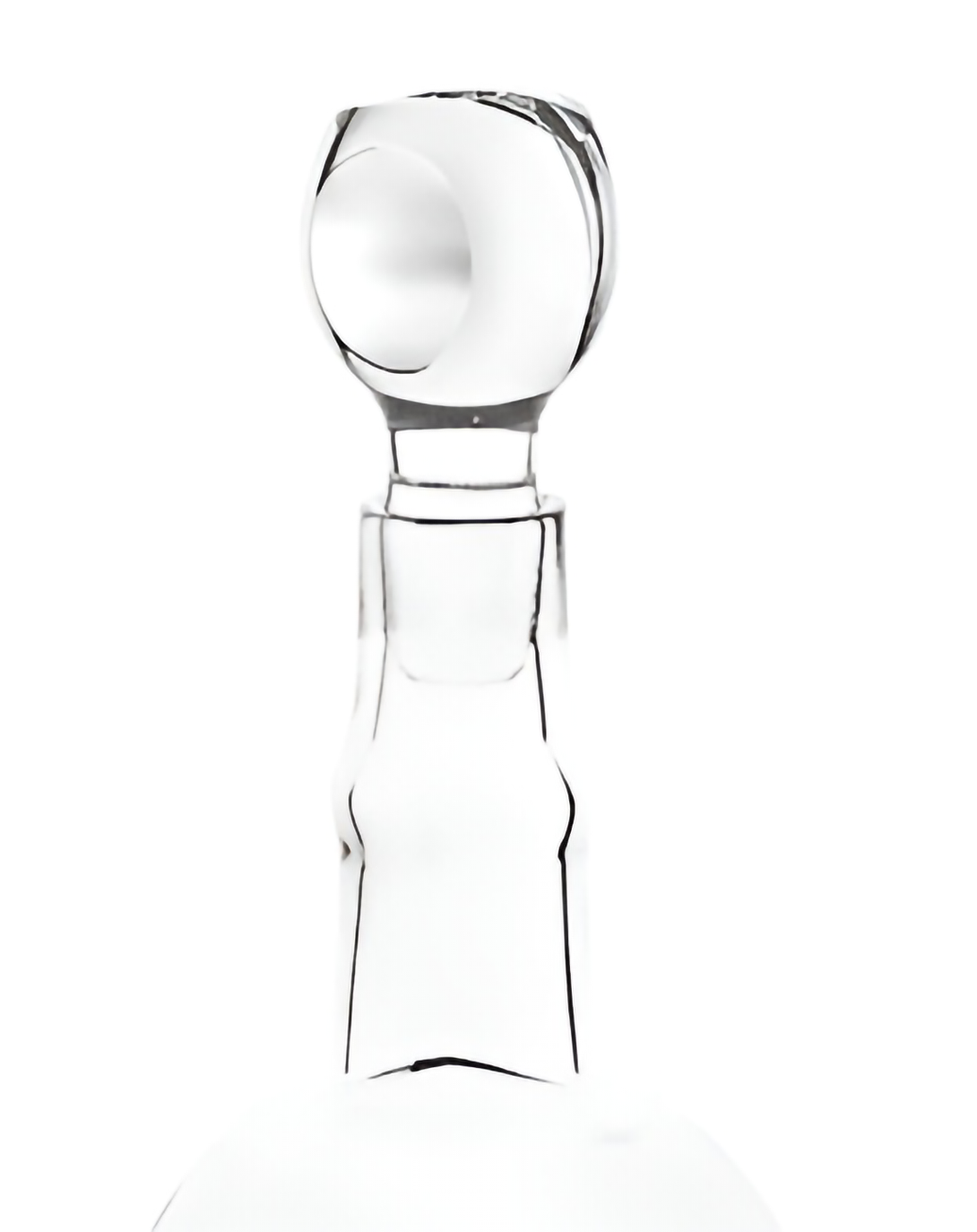 FARA CRYSTAL OVAL BOTTOM DECANTER