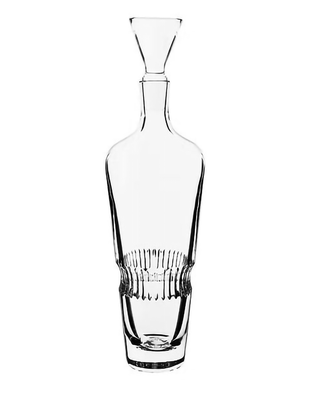 FLAX CLEAR CRYSTAL DECANTER