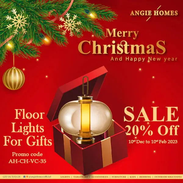 FLOOR LIGHTS FOR CHRISTMAS GIFT | X-MAS GIFT VOUCHER FOR BULK GIFTING | CORPORATE GIFTS ANGIE HOMES