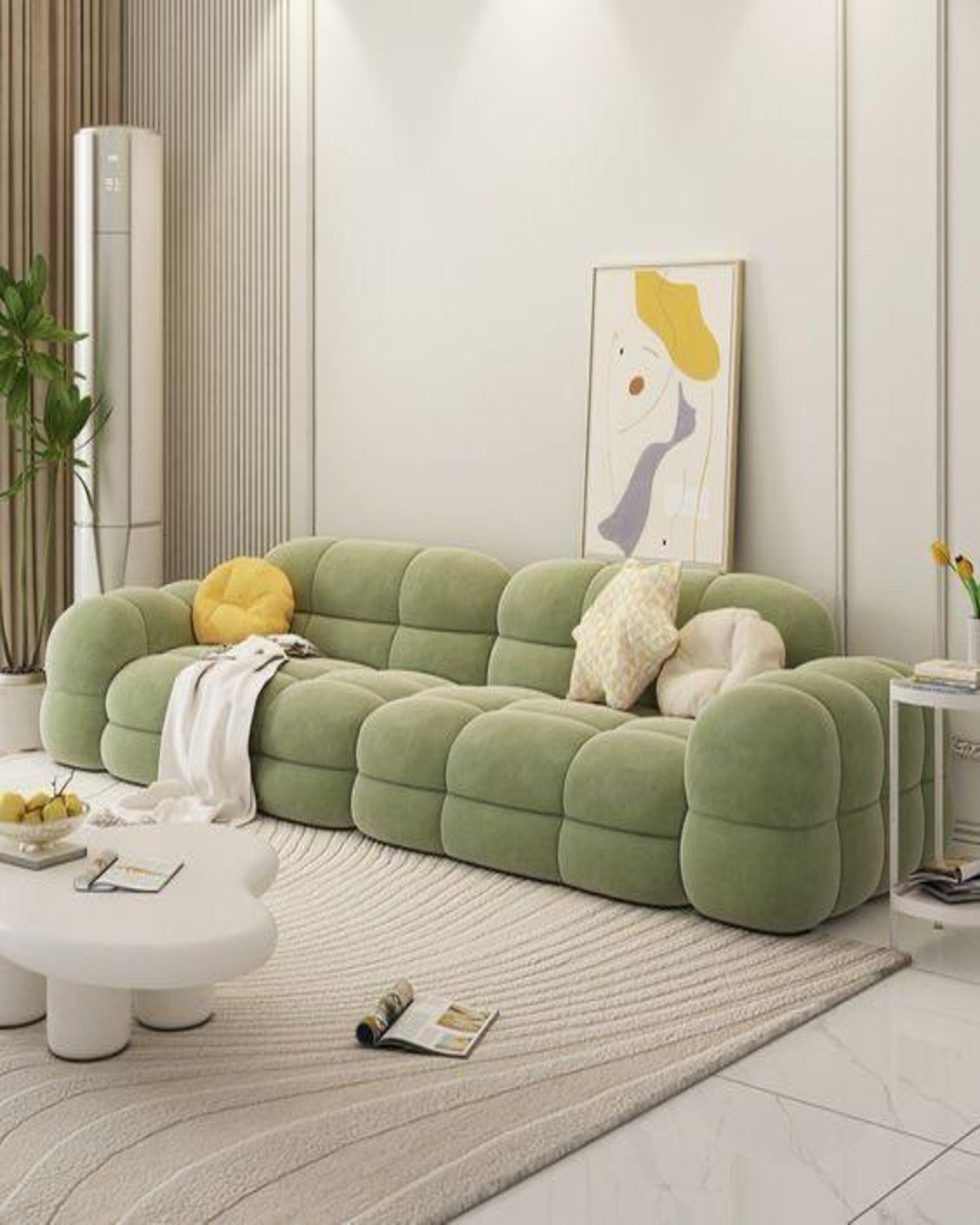 Fabric Modern Sofa Set ANGIE HOMES