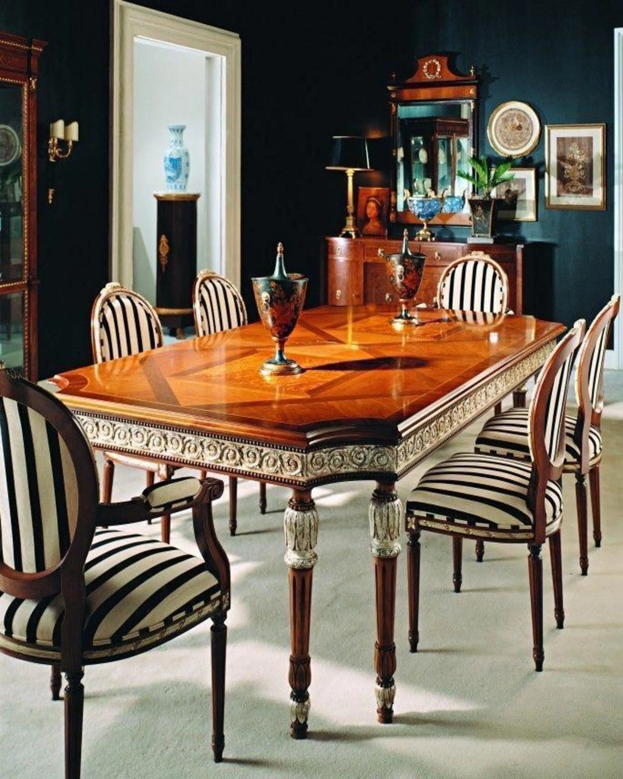 Felix Brown Luxury Dining Table ANGIE HOMES