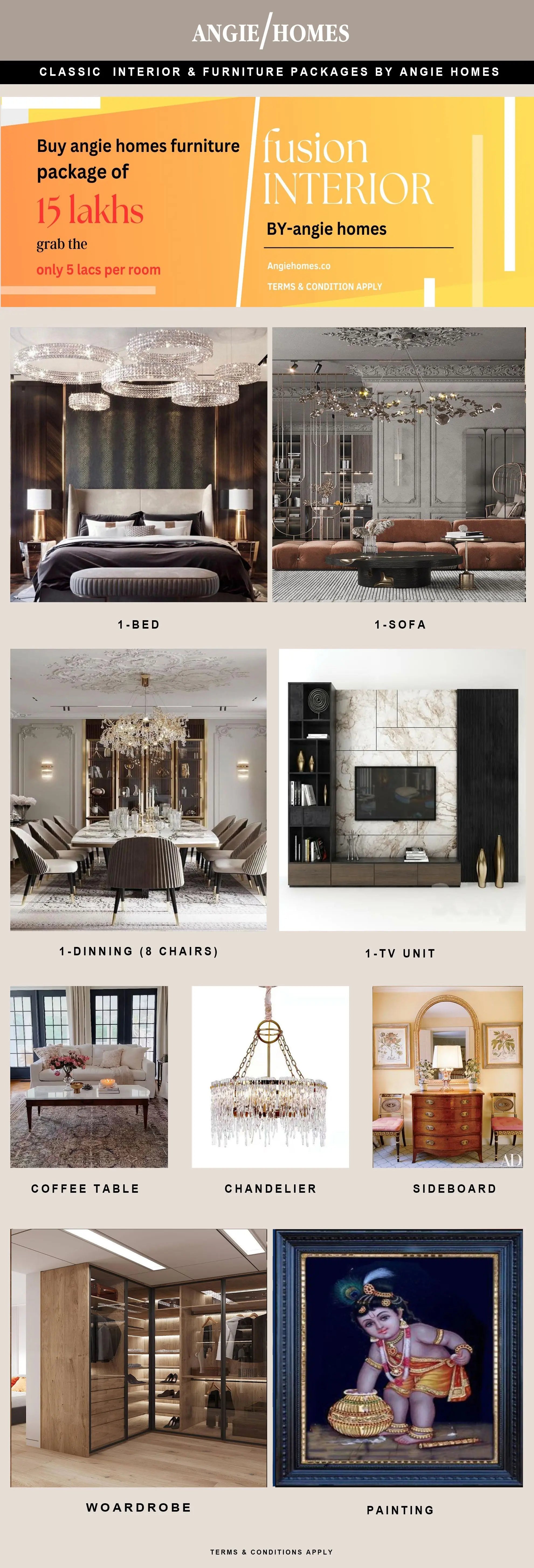 Flair 1 bhk Fusion Home Interior Design - Angie Kripalani Design ...