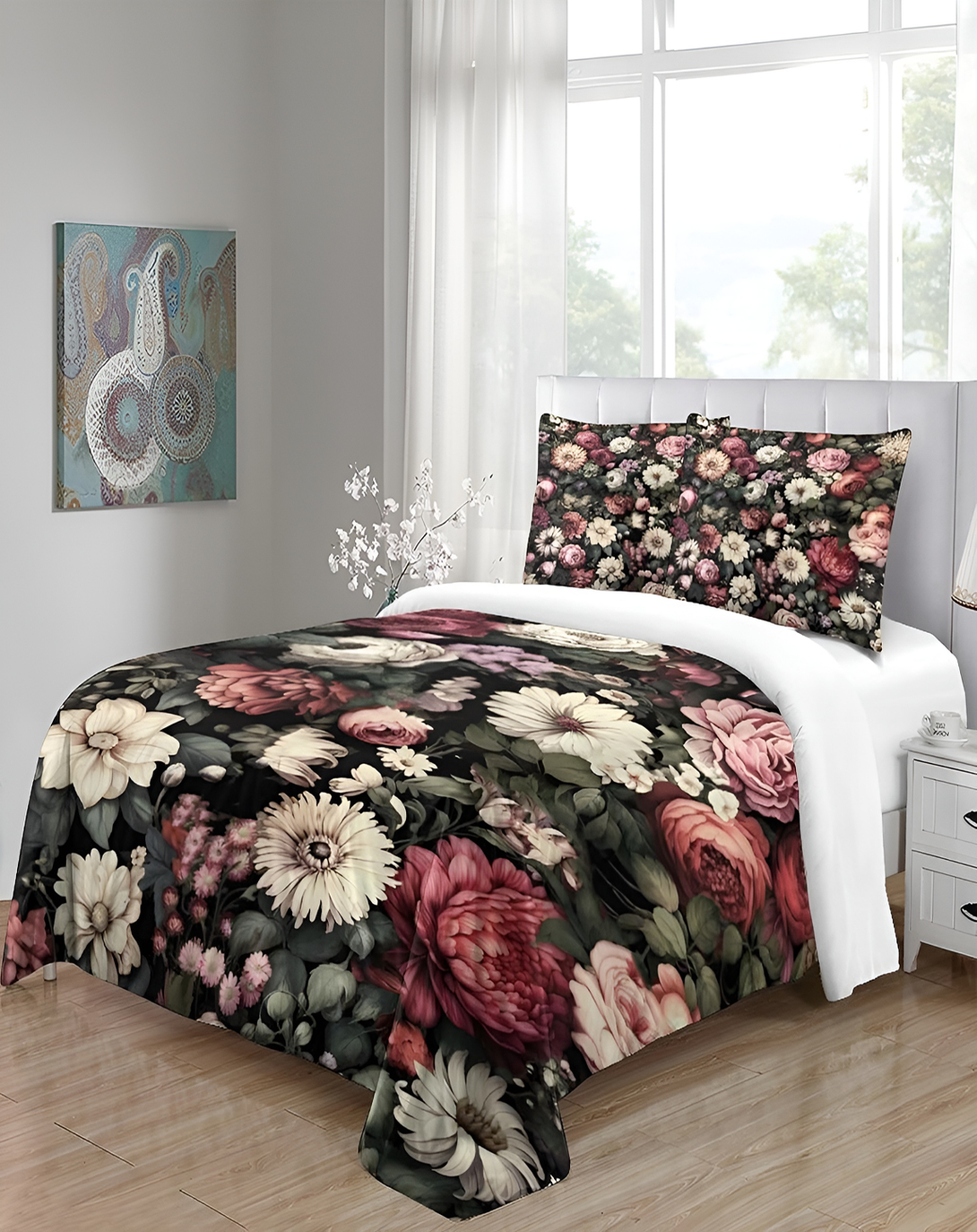 Floral BEAUTIFUL Bed Set(1 piece)- ANGIE HOMES