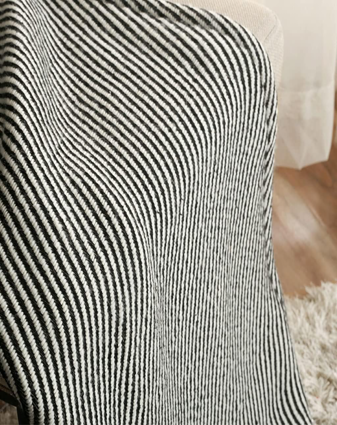 Florian Best Black & Grey Throws & Blankets