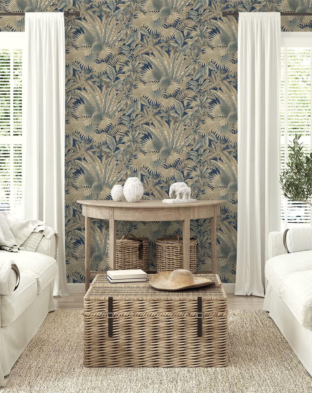 Flower Striped Mix Color Fabric